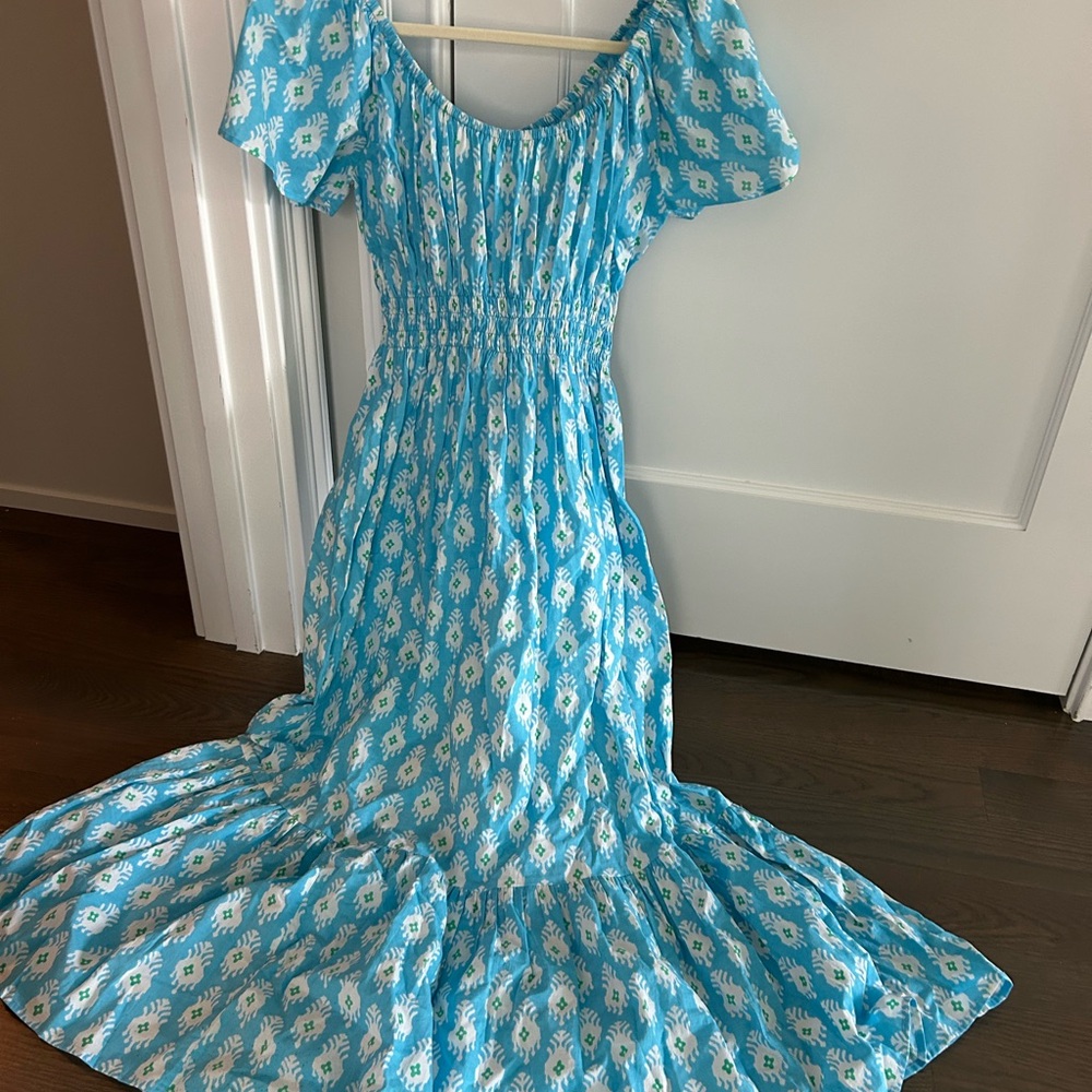 Pink city prints XS dress NWOT